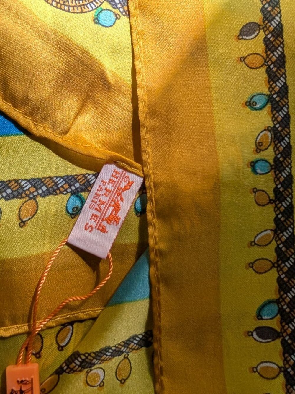 New Hermes Silk Scarf - Picture 4 of 5